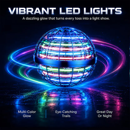 ✨ LED Flying Orb – Toss, Hover & Return Like Magic