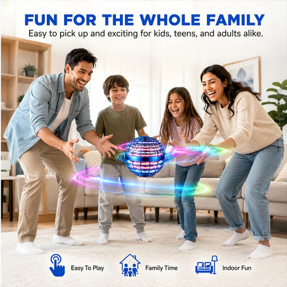 ✨ LED Flying Orb – Toss, Hover & Return Like Magic