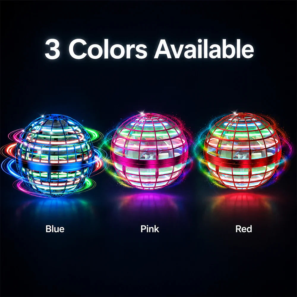 ✨ LED Flying Orb – Toss, Hover & Return Like Magic