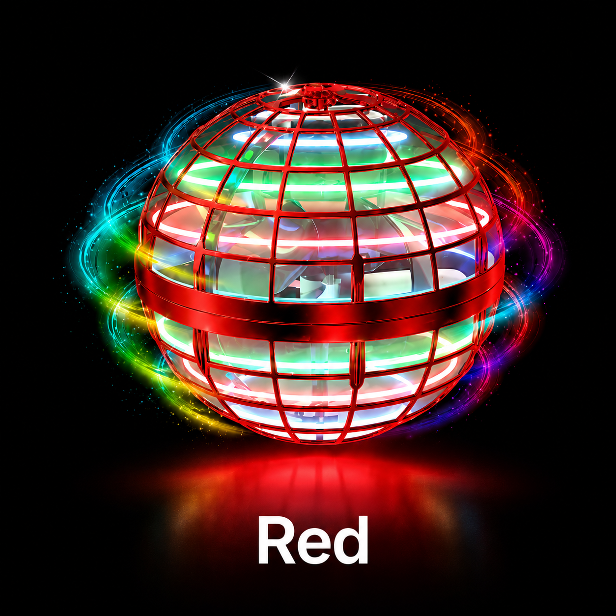 ✨ LED Flying Orb – Toss, Hover & Return Like Magic