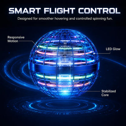 ✨ LED Flying Orb – Toss, Hover & Return Like Magic