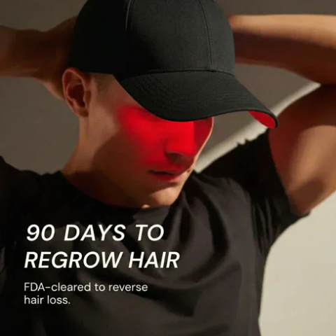 🔥HOT SALE 49% OFF🔥Red light hair growth CAP — Regrow Thicker Hair in 90 Days